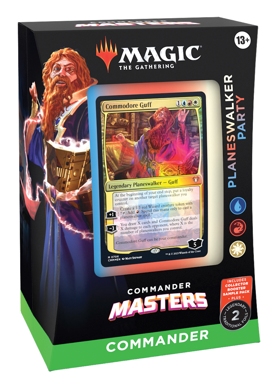 Magic the Gathering Commander Masters - Commander Deck - PLANESWALKER PARTY